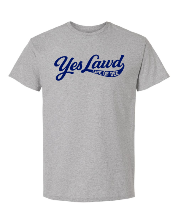 YesLawd logo Tee Navy